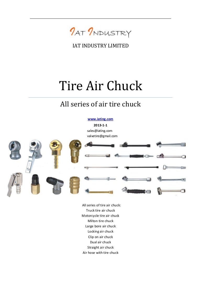 Tire air chuck