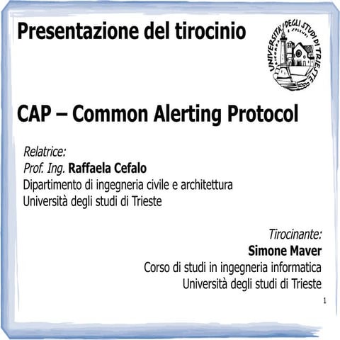 Tirocinio simone maver