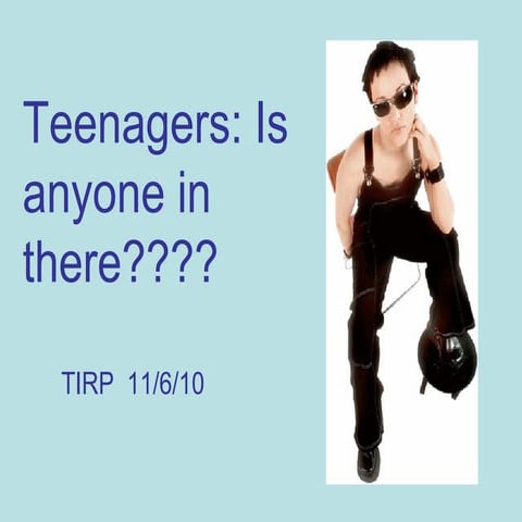 T I R P Teens Fall 2011