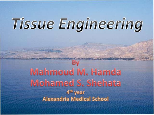 Basics of Tissue engineering