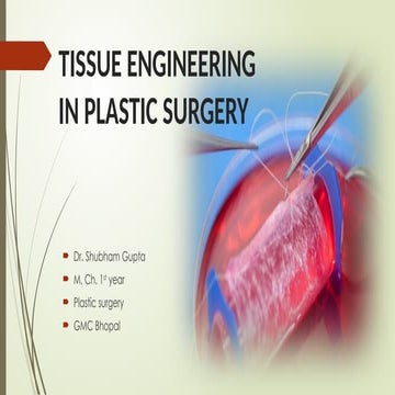 Challenges in vascular tissue engineering | PPTX