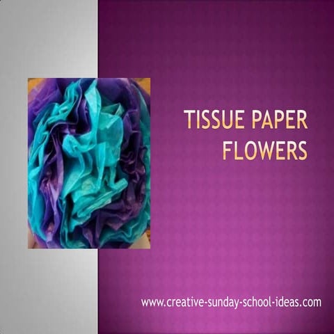 Tissue Paper Flowers