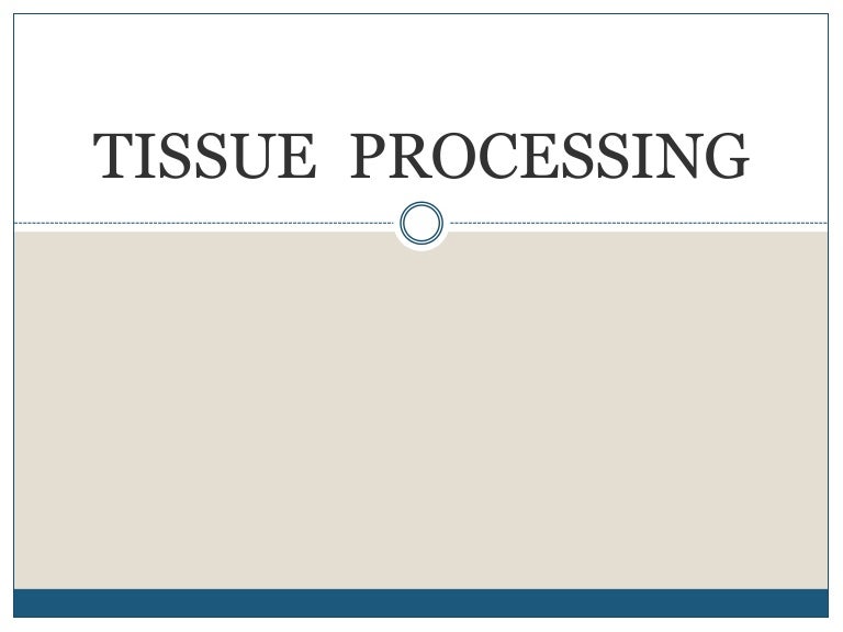 Tissue processing