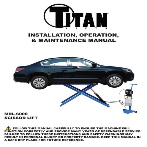 Titan scissor-lift-mrl-6000-manual