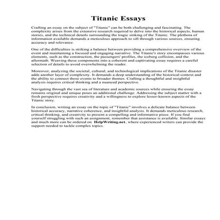 Titanic Essays.pdf