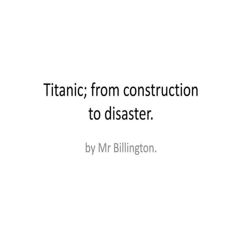 Powerpoint Titanic | ODP