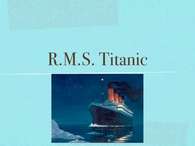 Titanic | PPTX