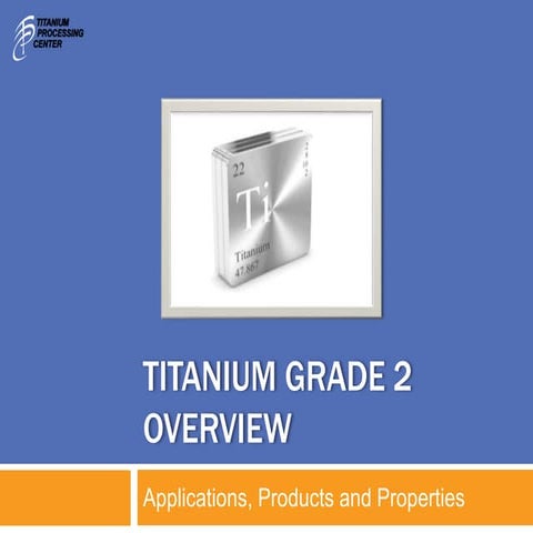 Commercially pure grade 2 titanium | DOCX