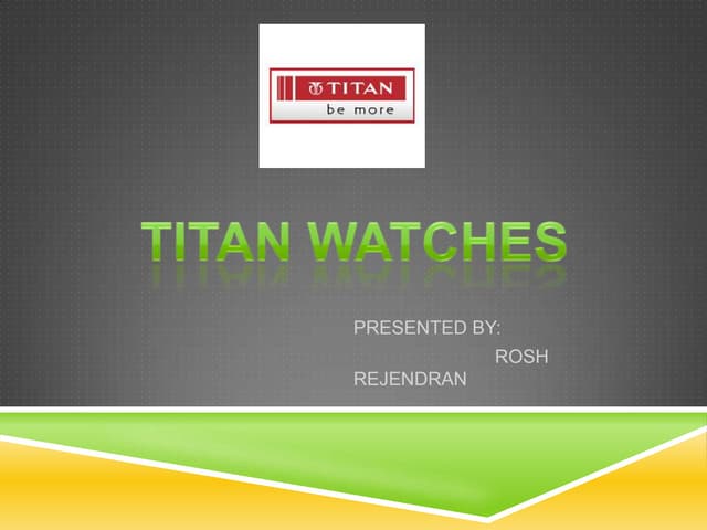 Titan watches