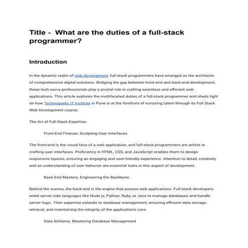 Title -  What are the duties of a full-stack programmer.pdf
