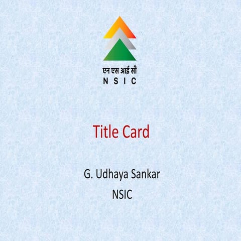 Animation Title card making | PPT