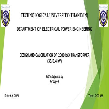 Title Defense Final ( Design calculation of 2000kVA TR) . pptx.pptx