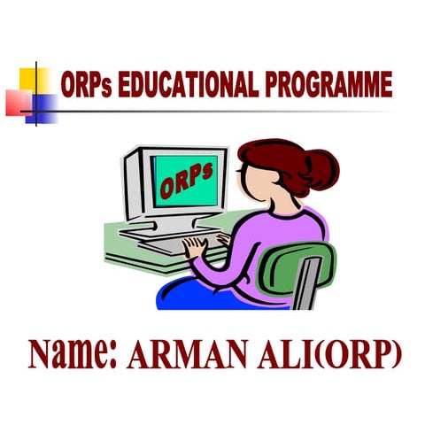 Title for or ps educational programme