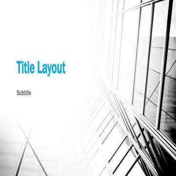 Title layout | PPTX