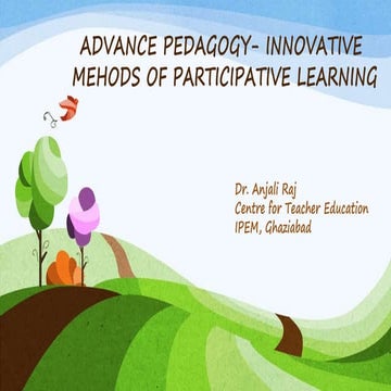 Advance Pedagogy