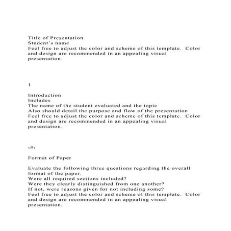 Title of PresentationStudent’s nameFeel free to adjust the c.docx