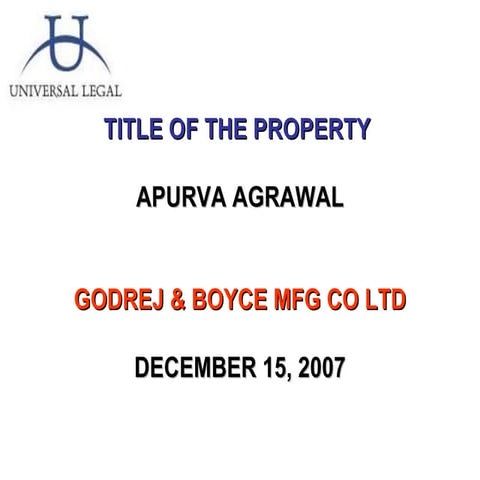 title-of-the-property-ppt