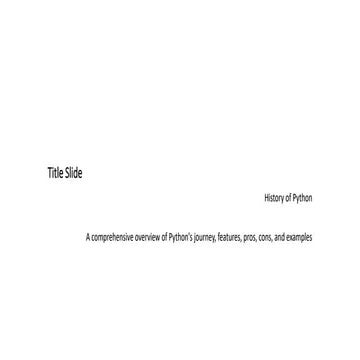 The birth & Rise of python.pptx vaibhavd | PPTX