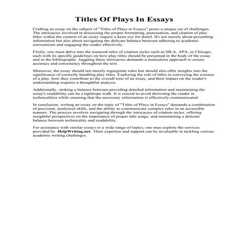 Titles Of Plays In Essays.pdf