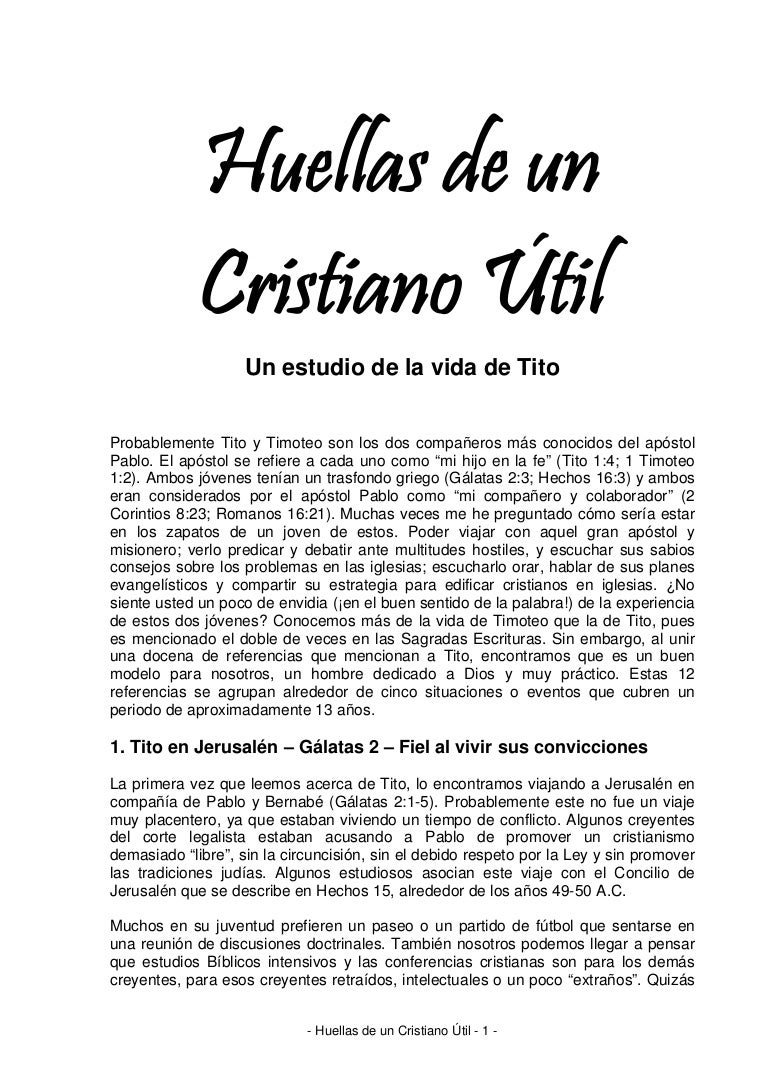 Tito Resumen