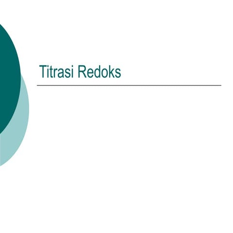 Titrasi redoks