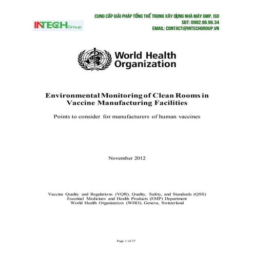 Cleanrooms for Vaccines.pdf
