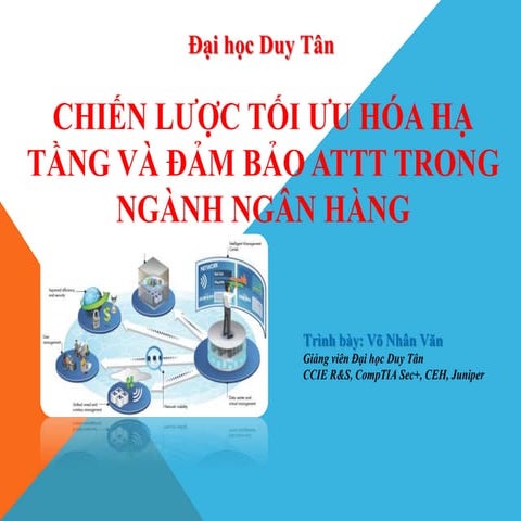 Tối ưu hóa hạ tầng và đảm bảo ATTT trong ngành ngân hàng - Võ Nhân Văn - ĐH D...