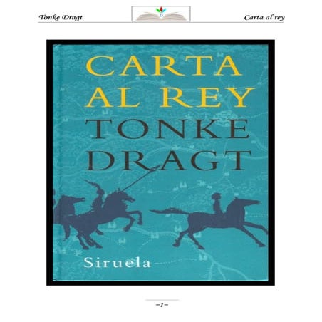 Carta al rey - Tonke Dragt
