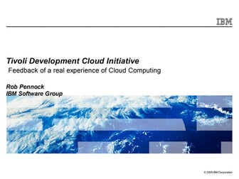 Tivoli Development Cloud Pennock Final Web