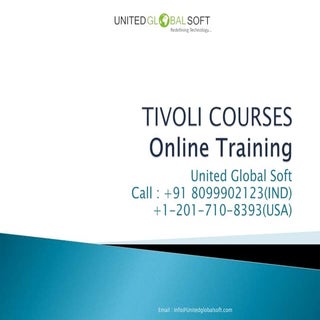 Tivoli Online Training in India