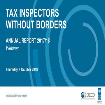 TIWB Annual Report webinar - 4 October 2018