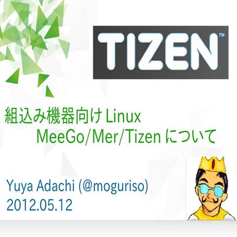 introduction about Tizen meetup in Japan (OSC Nagoya 2012)