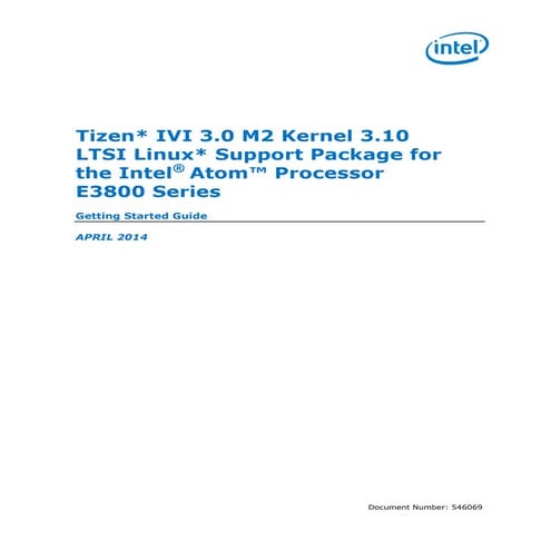 Tizen ivi 3.0 m2 kernel 3.10 ltsi linux support package for the intel atom pr...