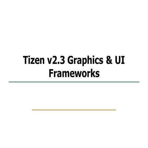 Why is EFL used on Tizen?