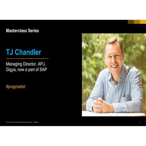 Omnichannel Master Class with TJ Chandler, Pragmatist