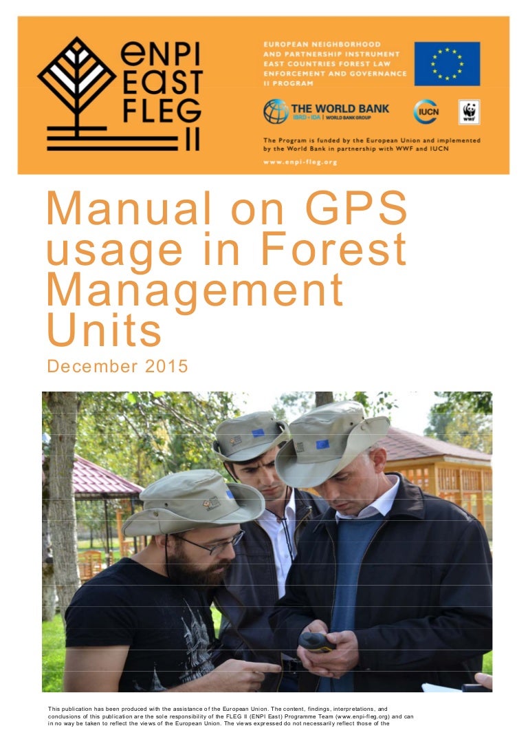 Manual on GPS usage in Forest Management Units