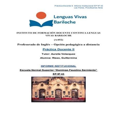 Risso  practica-docente_ii-_informe_institucional_ep_no43_(1)