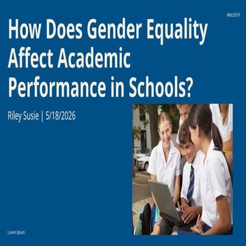 How Does Gender Equality Affect Academic Performance in Schools ...