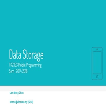 Tk2323 lecture 7   data storage