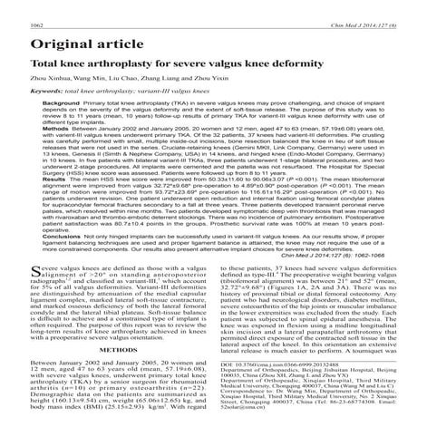 TKA for severe valgus