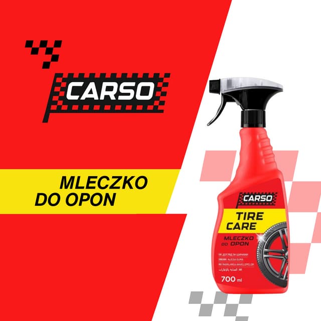 CARSO Mleczko do opon AURA | Do nablyszczania opon