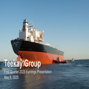 Teekay Group Q1-25 Earnings Presentation