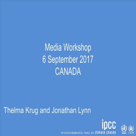 IPCC Role and Activities