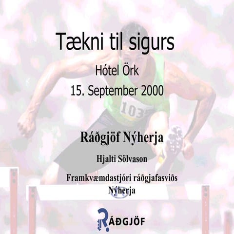 Hjalti Sölvason - Taekni Til Sigurs