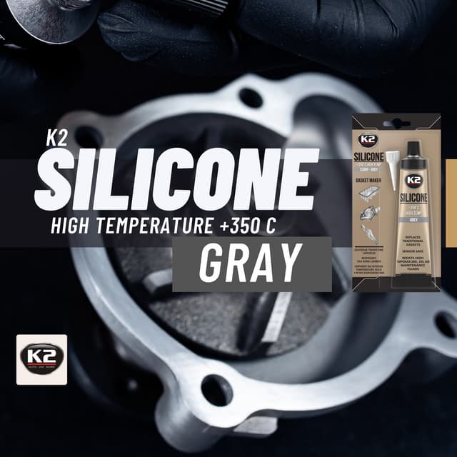 K2 Silicone gray - High temperature +350C | B250N