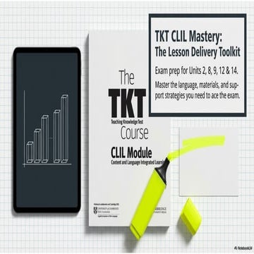 TKT CLIL Exam Blueprint: Structure, Topics & Preparation Guide ...
