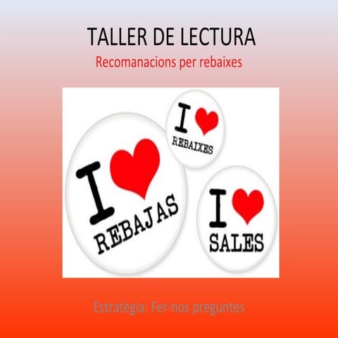TL  Rebaixes.Fer-se preguntes
