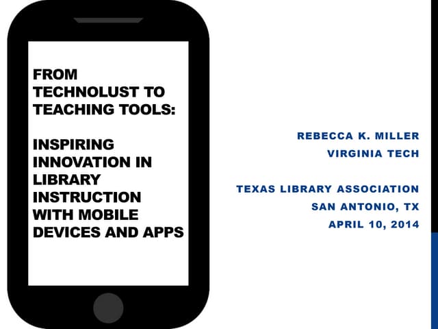 From Technolust to Teaching Tools