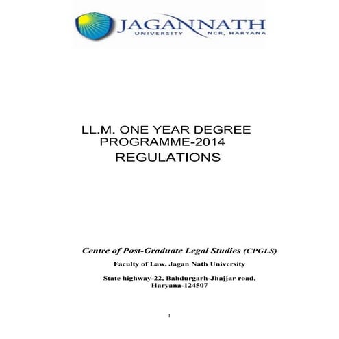 LLM Regulations