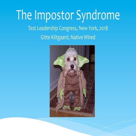 TLC2018 Gitte Klitgaard: Imposter Syndrome